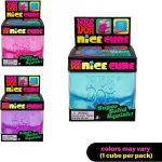 Schylling NeeDoh Nice Cube - Sensory Squeeze Toy with Super Solid Squish - 2.25 Cube - Color May Vary (Pack of 1)
